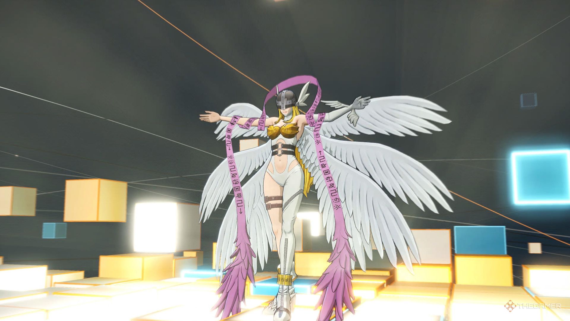 Angewomon in Digimon Story Time Stranger.