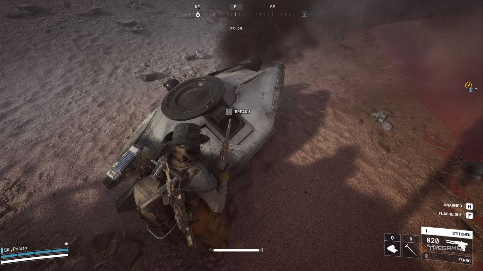 Ark Riders breaching the Ark Courier.