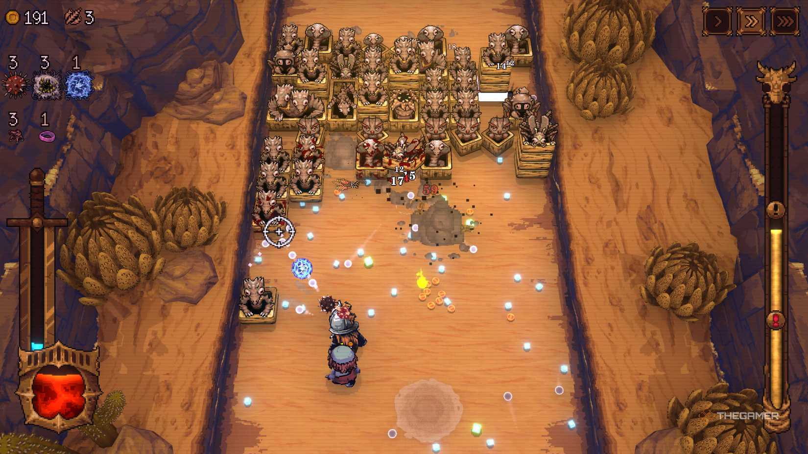 In Ball x Pit, you play Run with two characters.