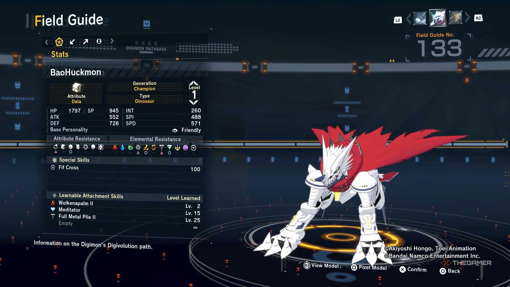 These are the abilities of Baohuckmon that appears in Digimon Storytime Stranger.