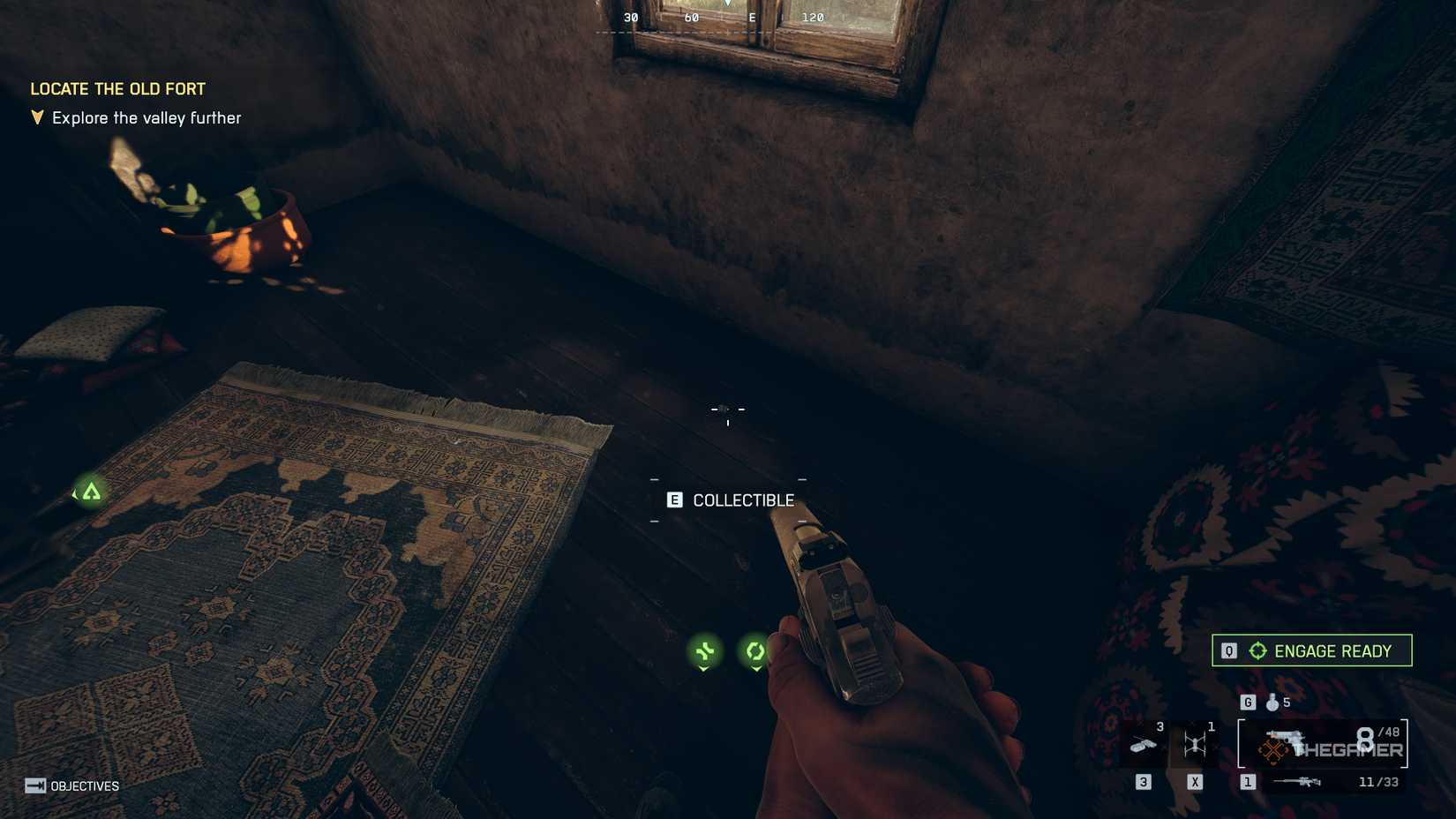 Wander Areas Players on the front of Kalin's carpet in dog tags, a window in front of a window.