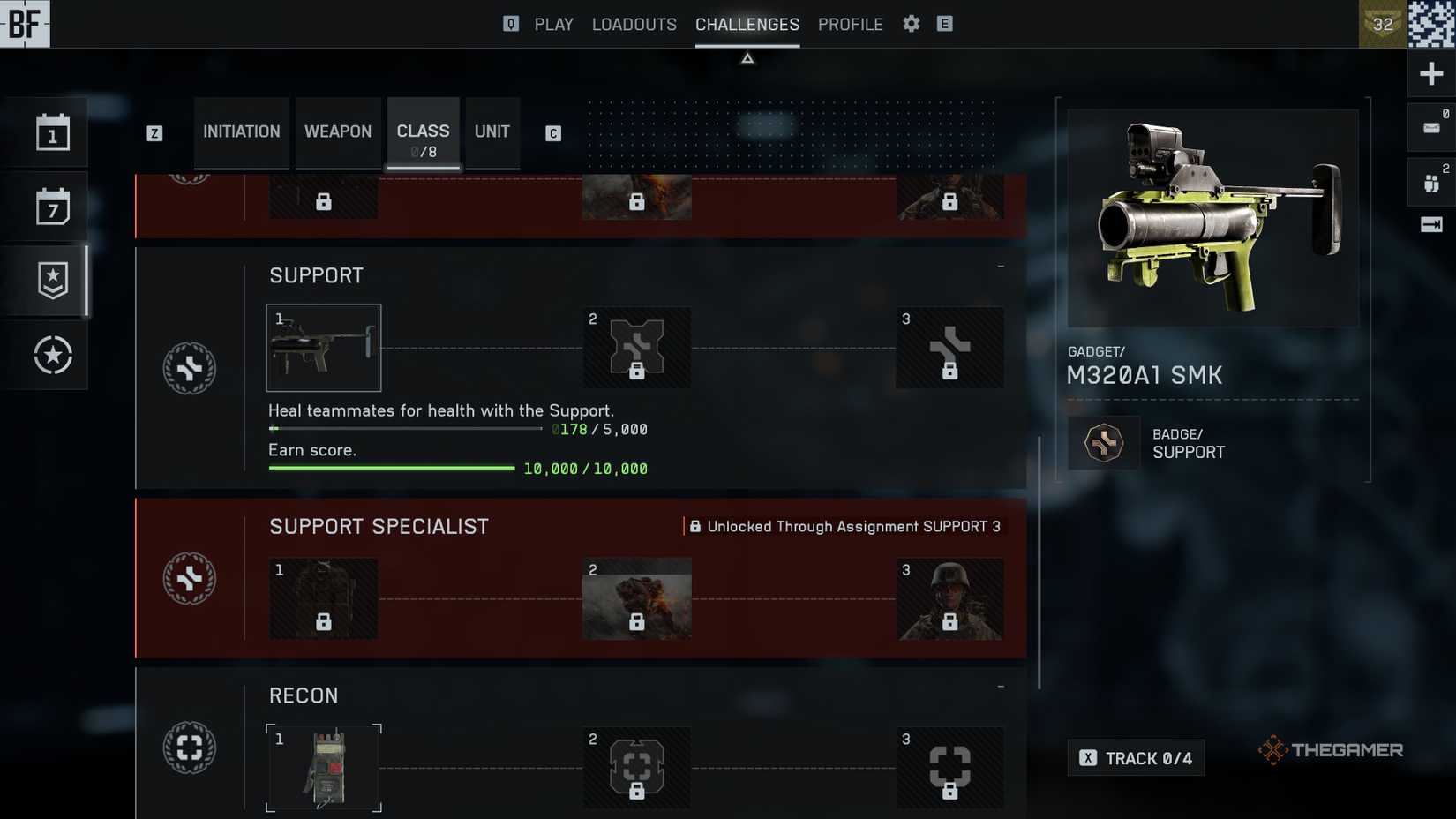 Battlefield 6 Support Call for M320A1 SMK Gadget.