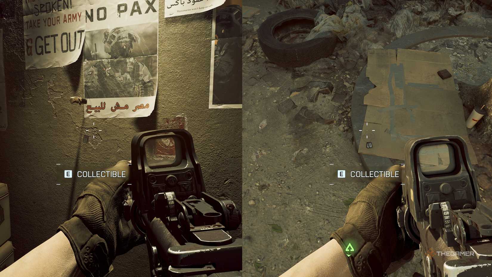 Two collectibles from Battlefield 6 side by side.