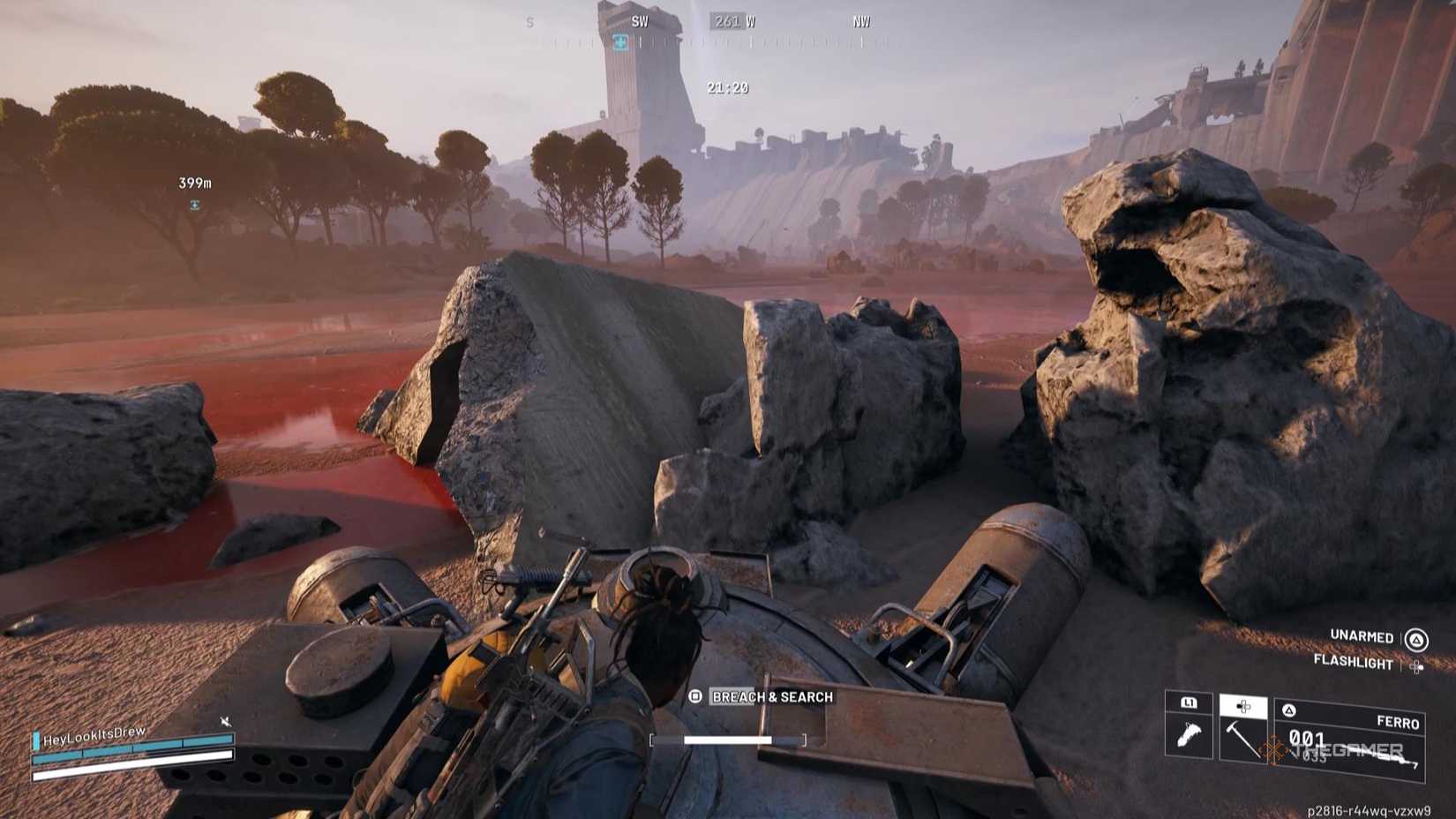 Breaching a destroyed Arc in Arc Raiders.