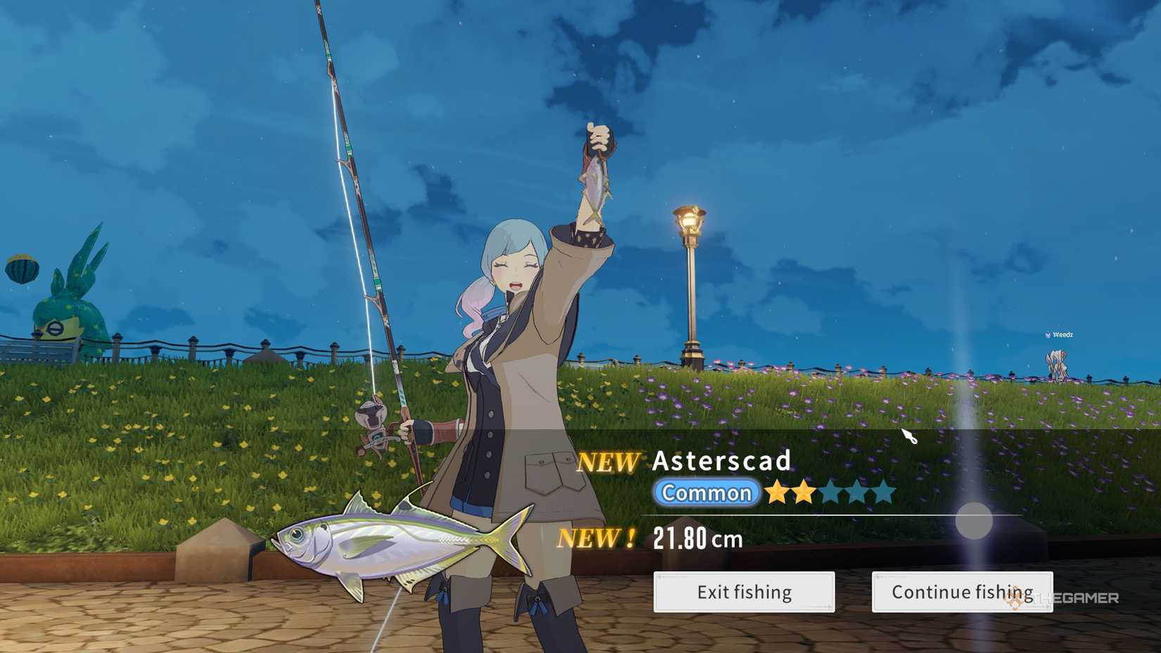 Catch your first Astercad while fishing in Blue Protocol Star Resonance.-1