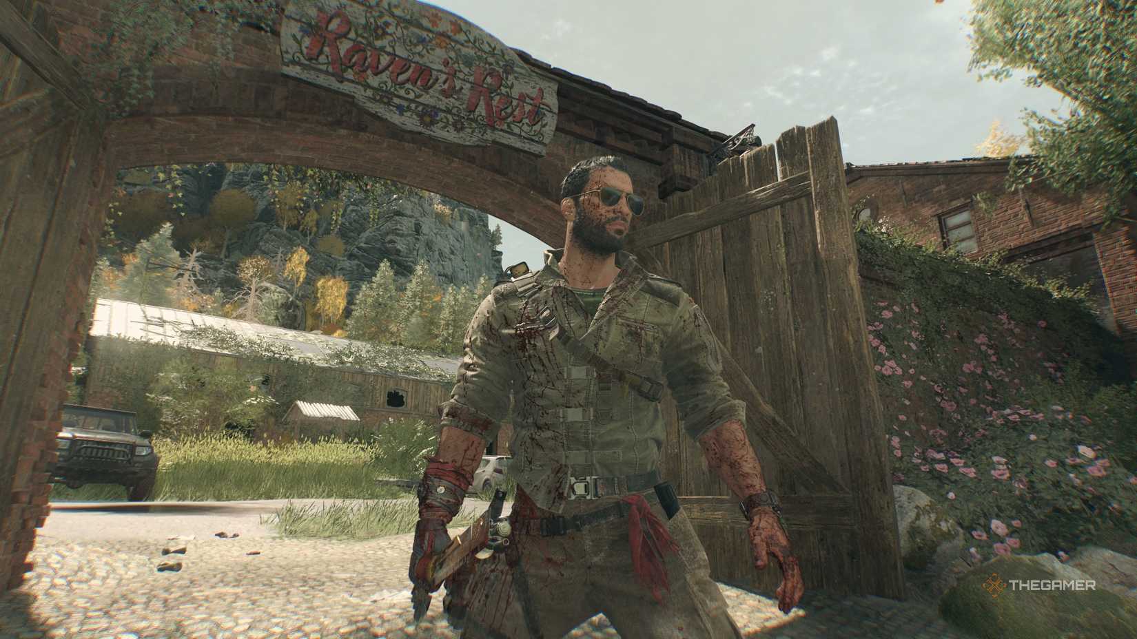 Dying lighting beast explorer armor set.