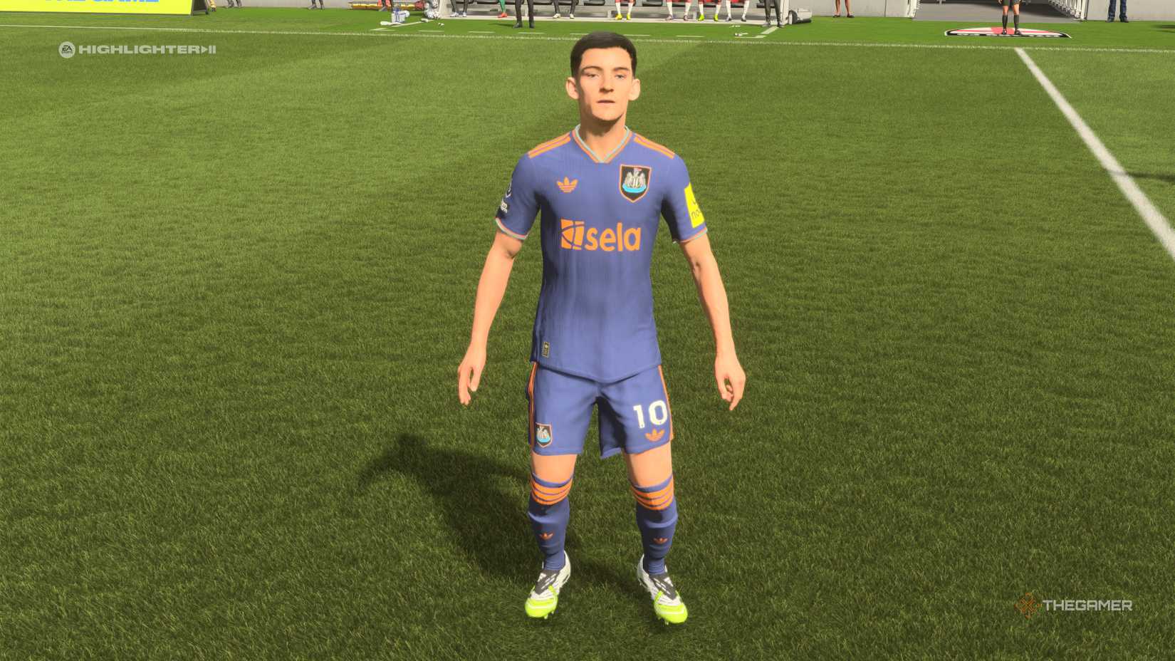 The Best Left Wings Anthony Gordon on the pitch in EA Sports FC 26.