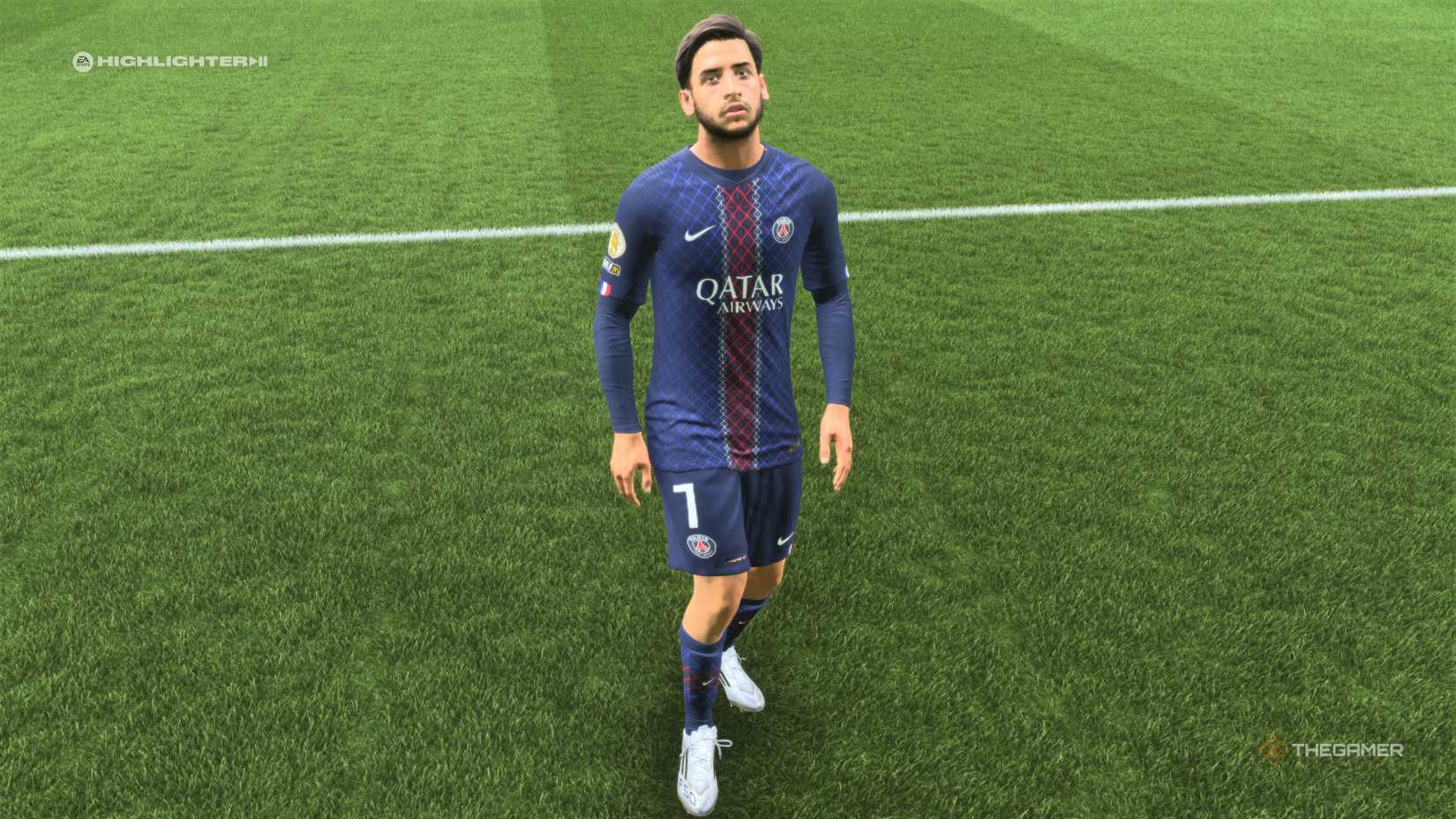 The Best Left Wings Khvicha Kvaratskhelia on the pitch in EA Sports FC 26.