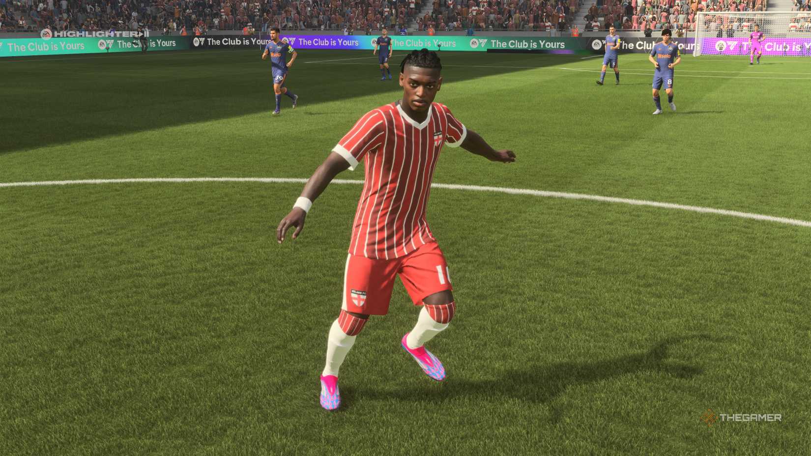 The Best Left Wings Rafael Leao on the pitch in EA Sports FC 26.