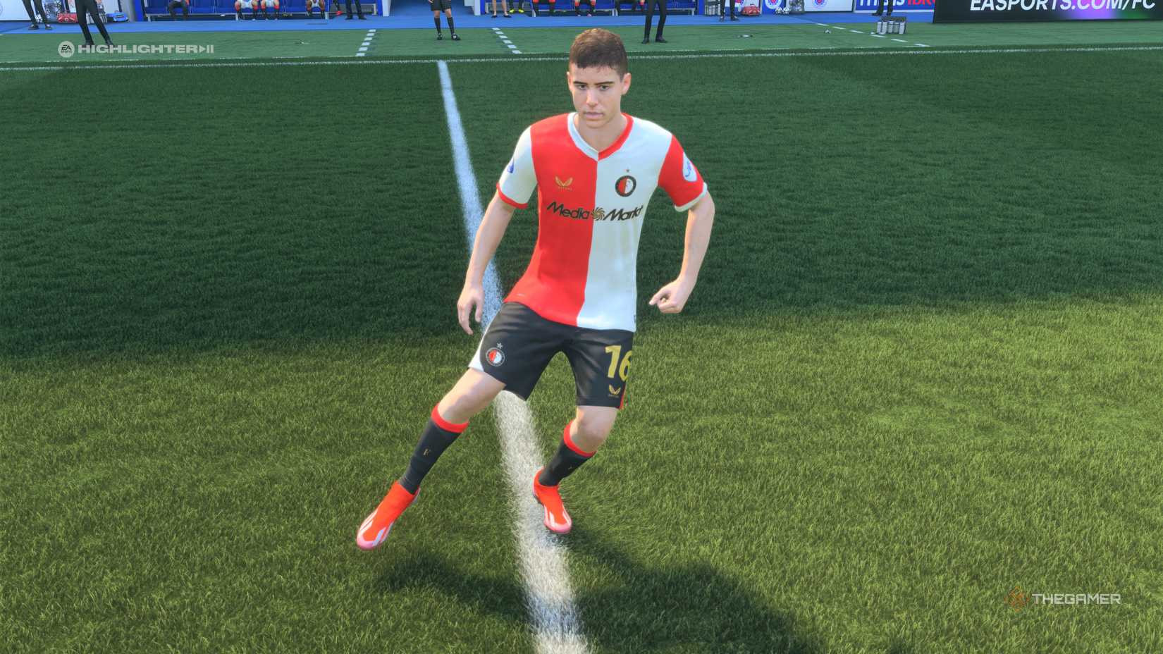 The best young left wing Leo Sauer on the pitch in EA Sports FC 26.