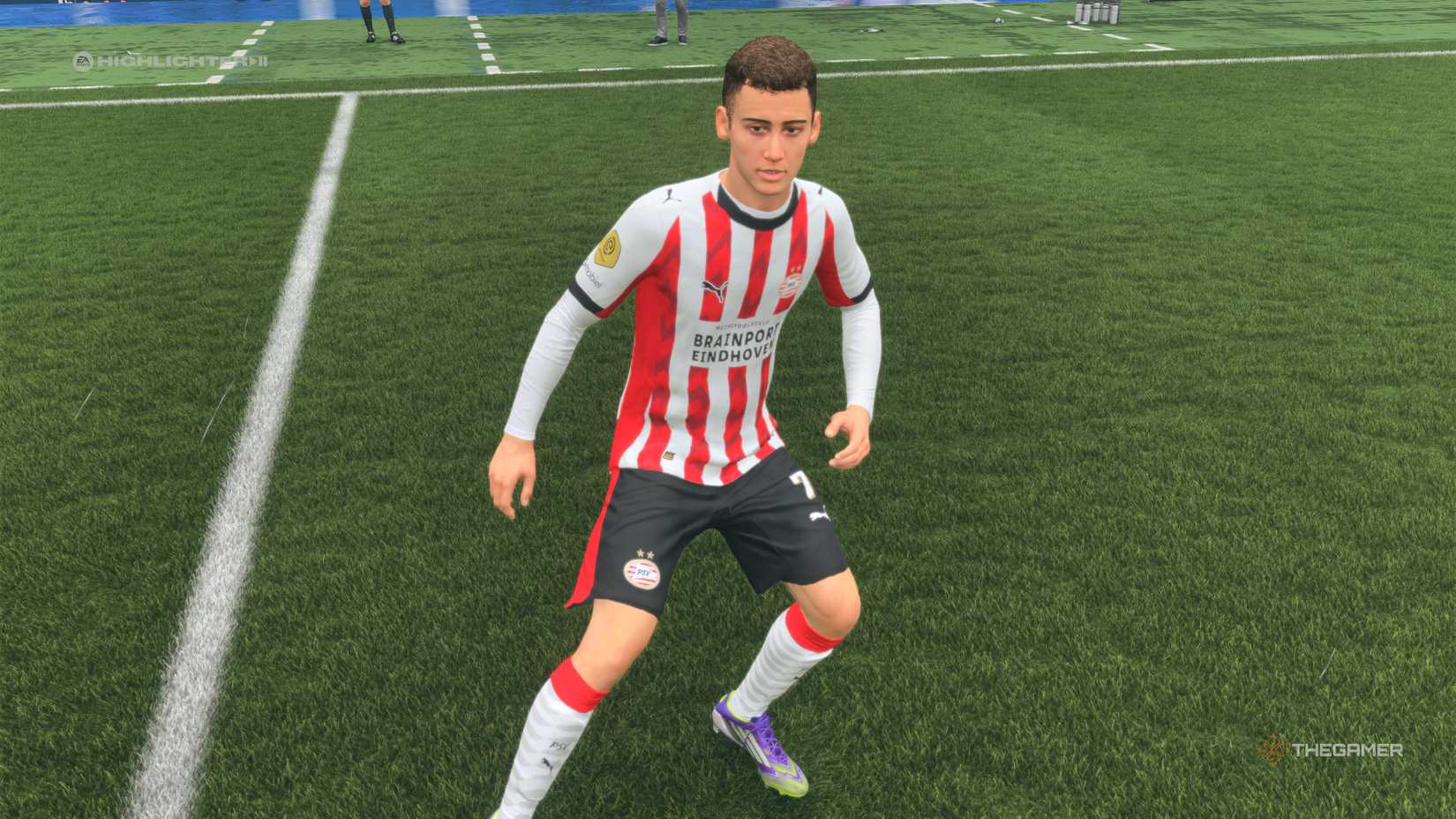 The best young left wing Ruben van Bommel on the pitch in EA Sports FC 26.