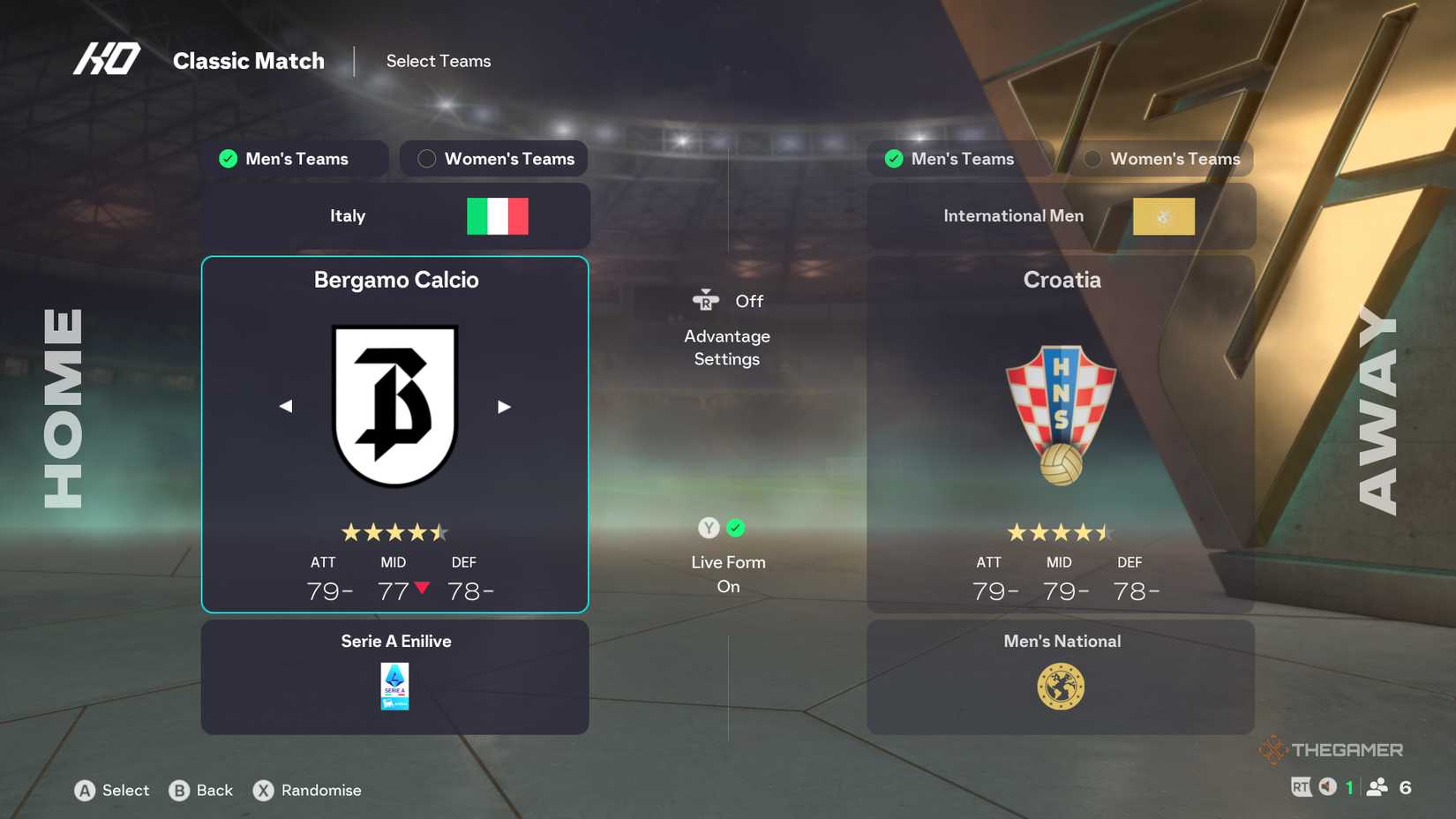 The EA game is not teams in the game inlanta games on the Menu of FC 26.