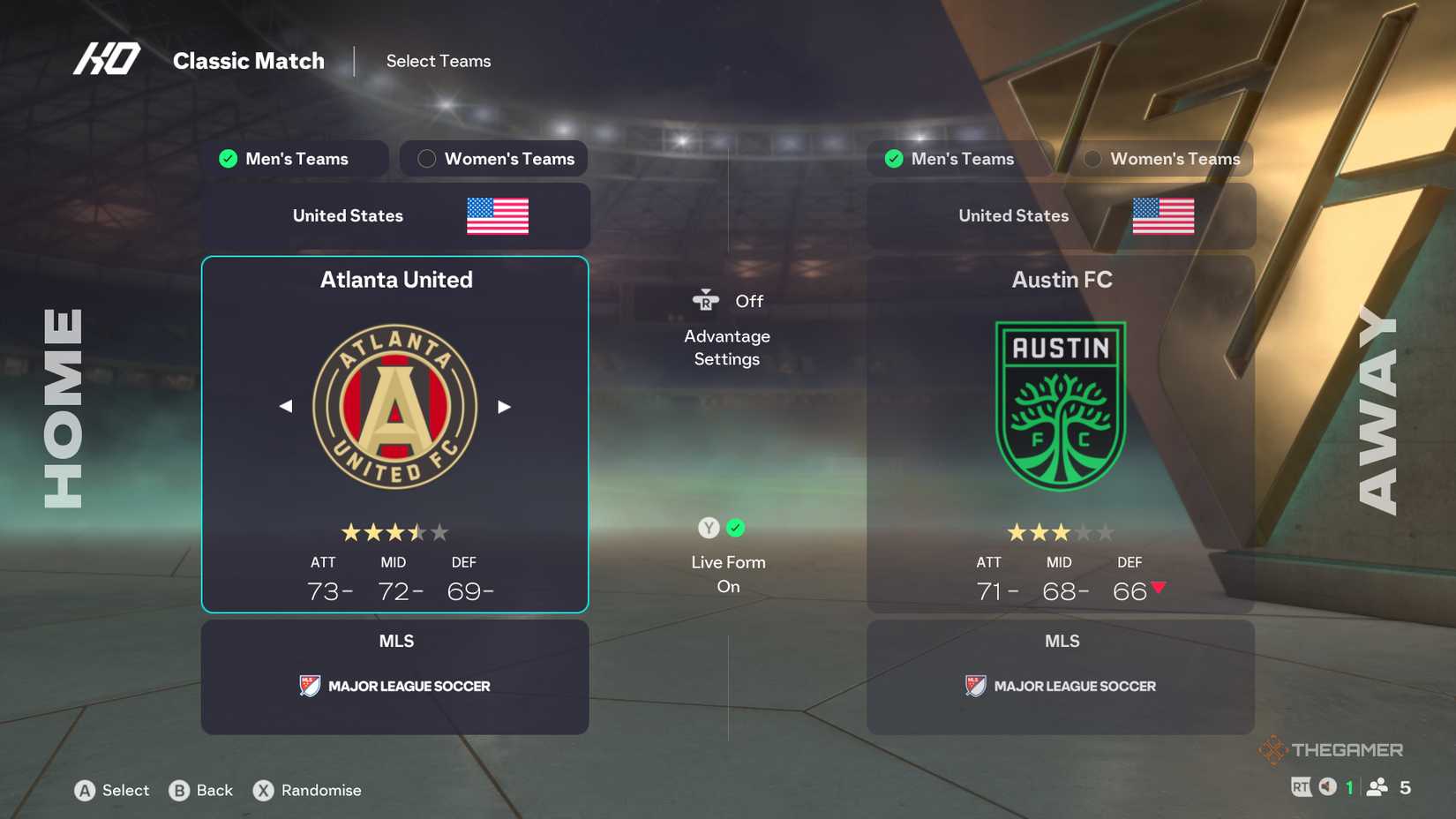 EA games are not tims in the game Liga MX on the Menu's Menux on the Menu of FC 26.