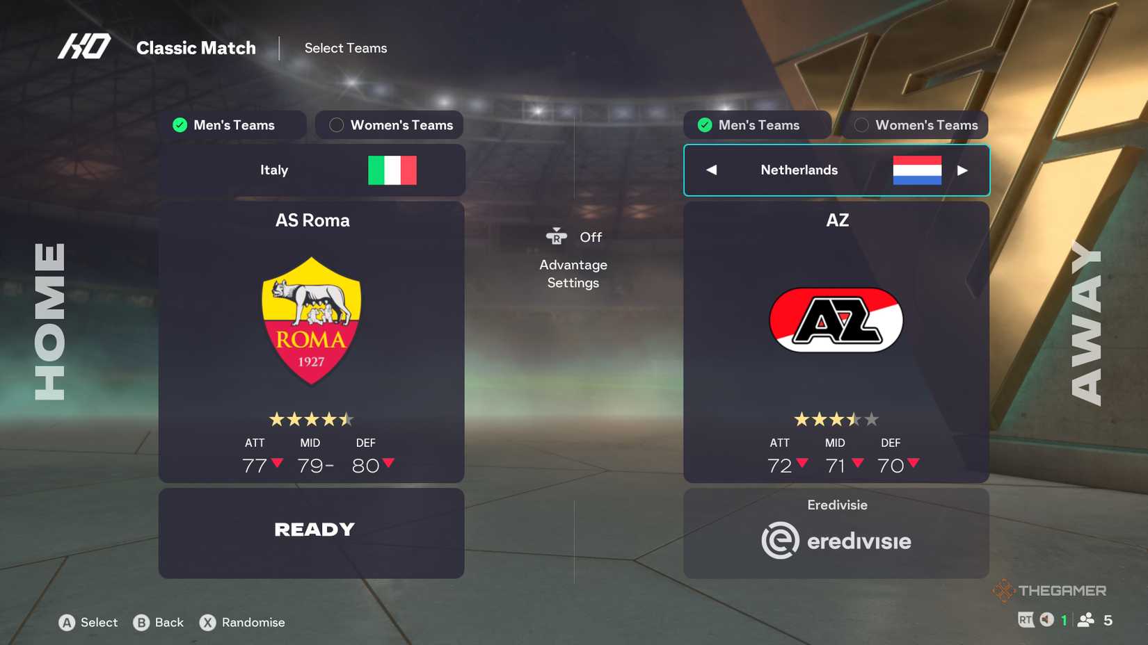 Teams in the game is not in the milk court on the Milk Guitar on the Milet's Menu's Menu.