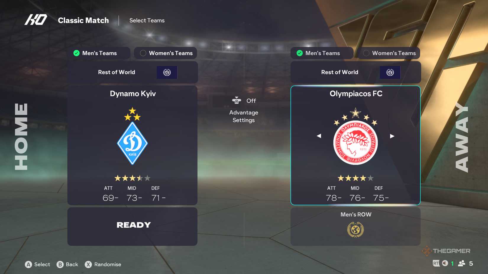 Teams in the game is not in the milk court on the Milk Guitar on the Milet's Menu's Menu.