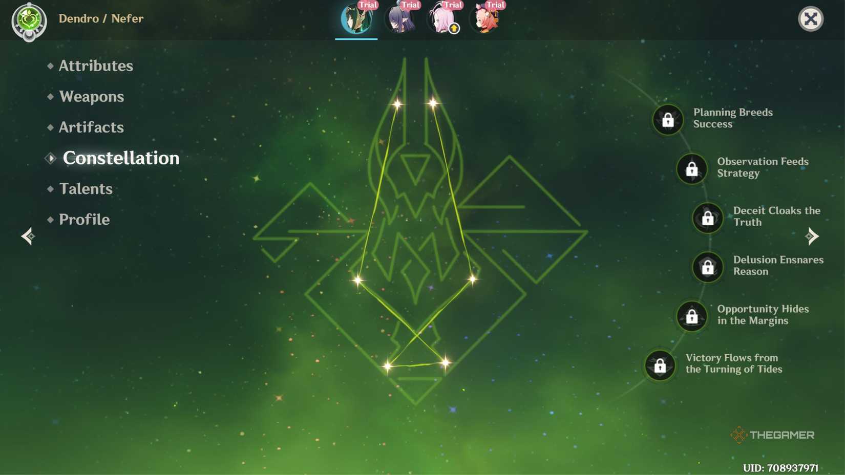 The Best Build, Weapons, Artifacts, And Teams For Nefer In Genshin Impact