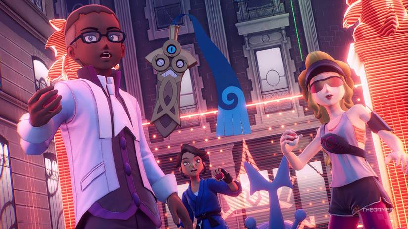 Trainers in Z-A Royale looking scared in Pokemon Legends Z-A.