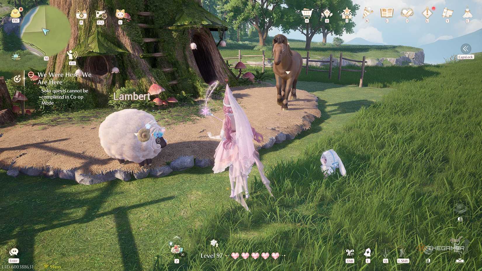 Infinity Nikki Nikki is working her magic on her animal friends.