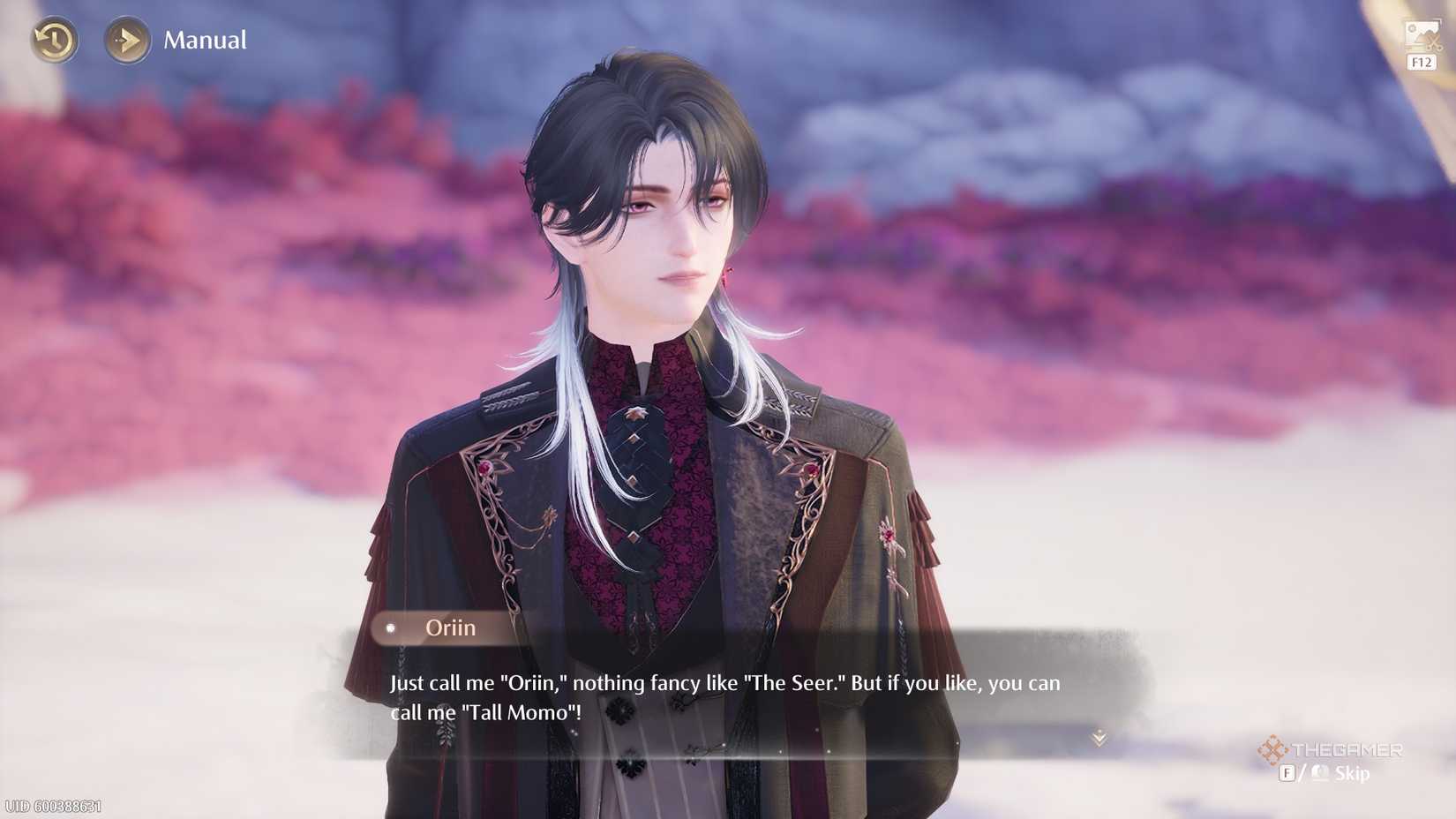 Infiniti Nikki Oriin introduces herself.