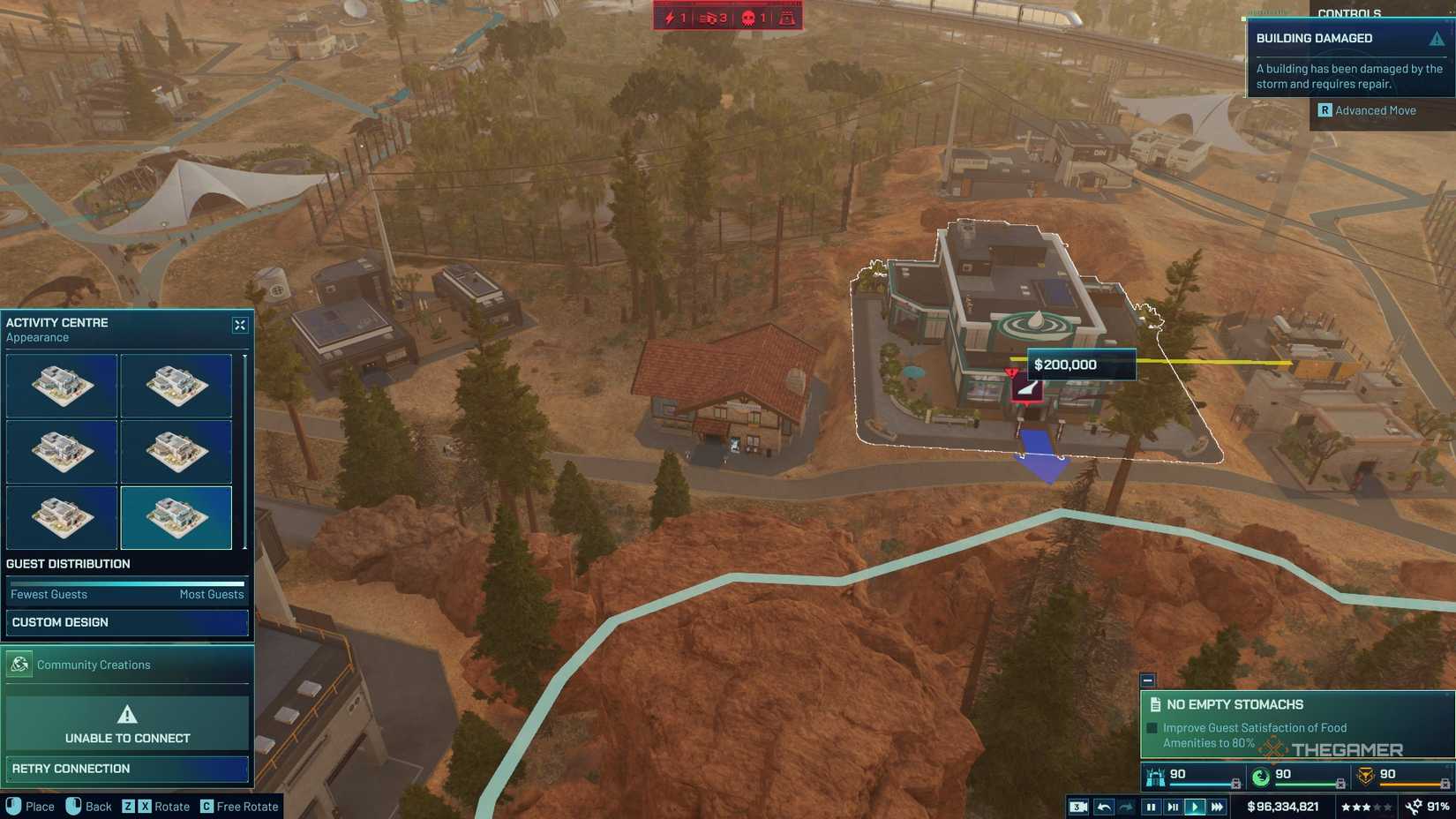 Jurassic World Evolution 3 Activity Center.