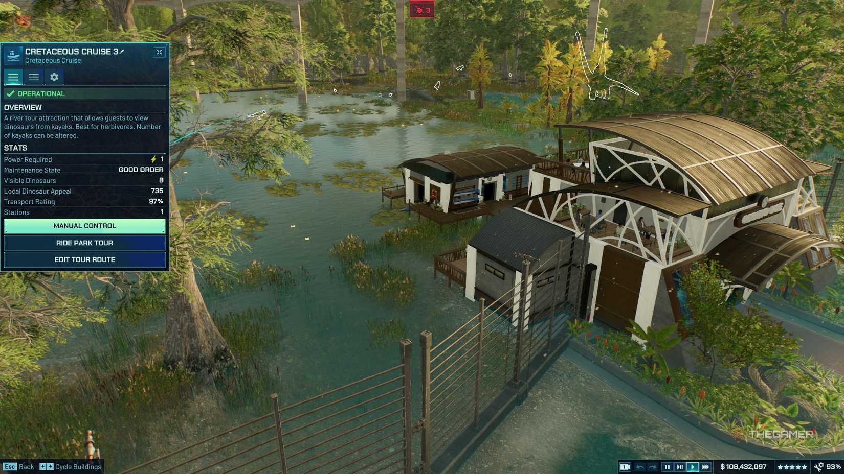 Jurassic World Evolution 3 Cretaceous Cruise.