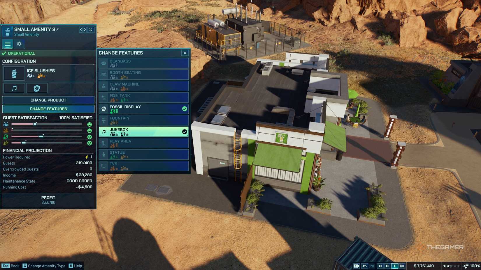 Jurassic World Evolution 3 Small Drinks Amenities with happy customers.