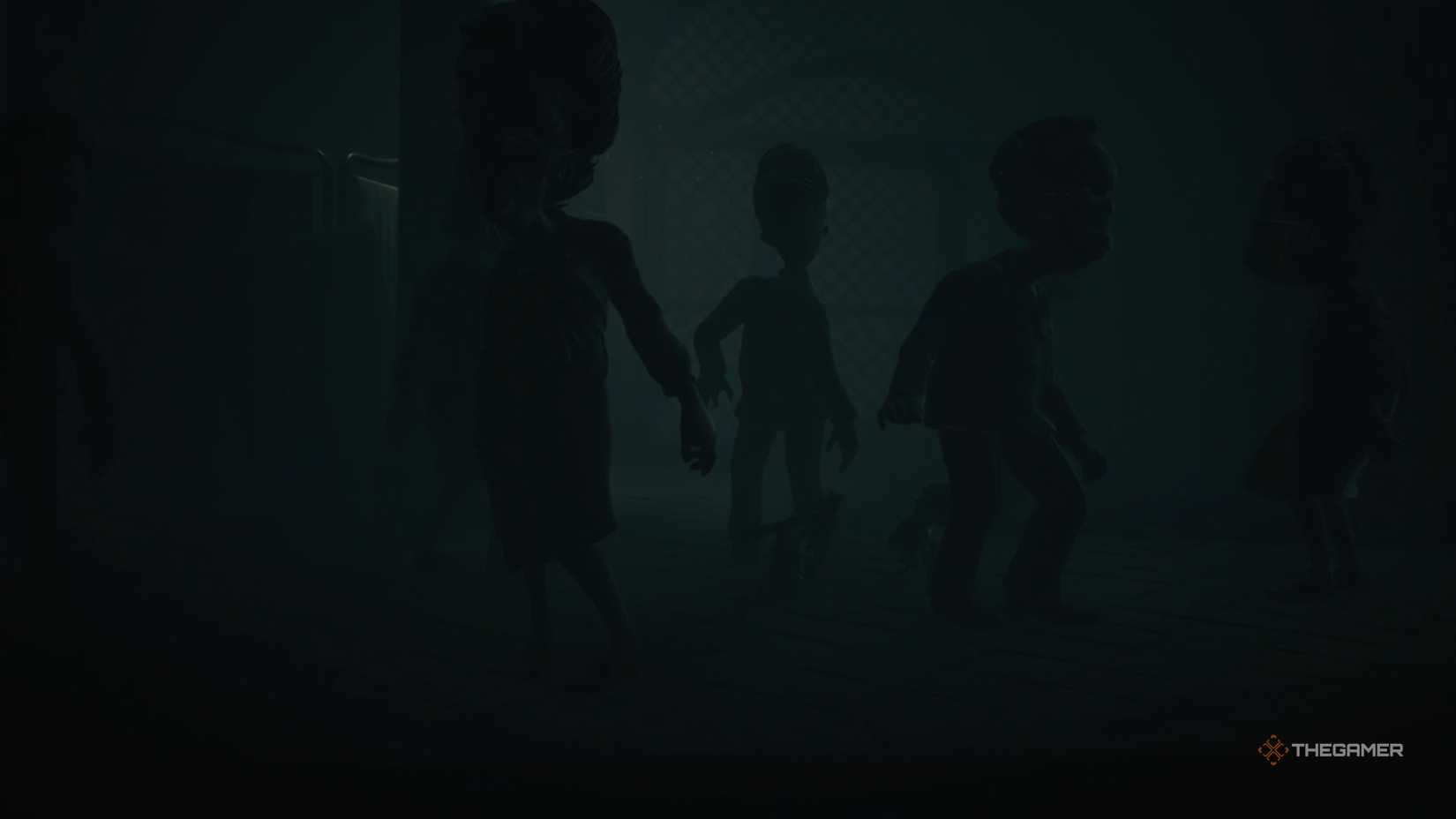 Little Nightmares 3 Institute Chapter 4 Sneak with creepy people.