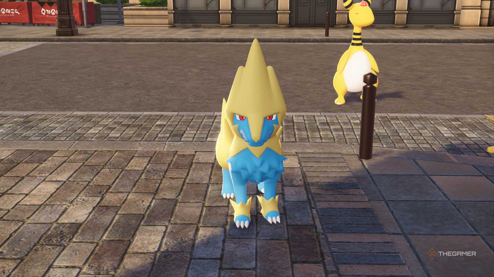 Manectric looking into the future in Pokémon Legends ZA.