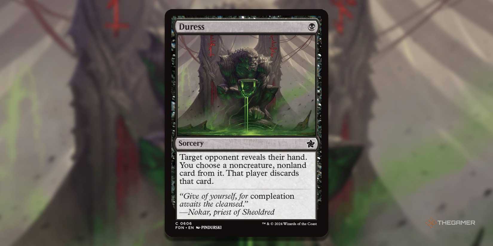 mtg cards like duress Magic: the Gathering - You choose a noncreature Duress - Sorcery - Cards