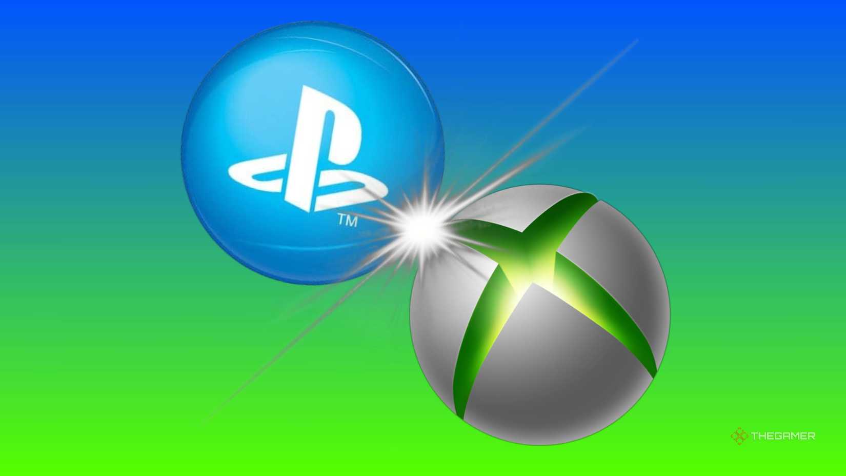 Playstation and xbox logo collision.