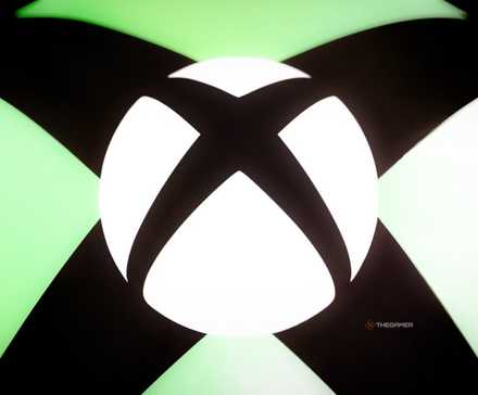 NEWS white Xbox logo over black background and larger green Xbox logo.