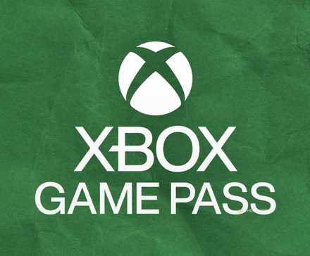 NEWS Xbox Game Pass logo over green paper.