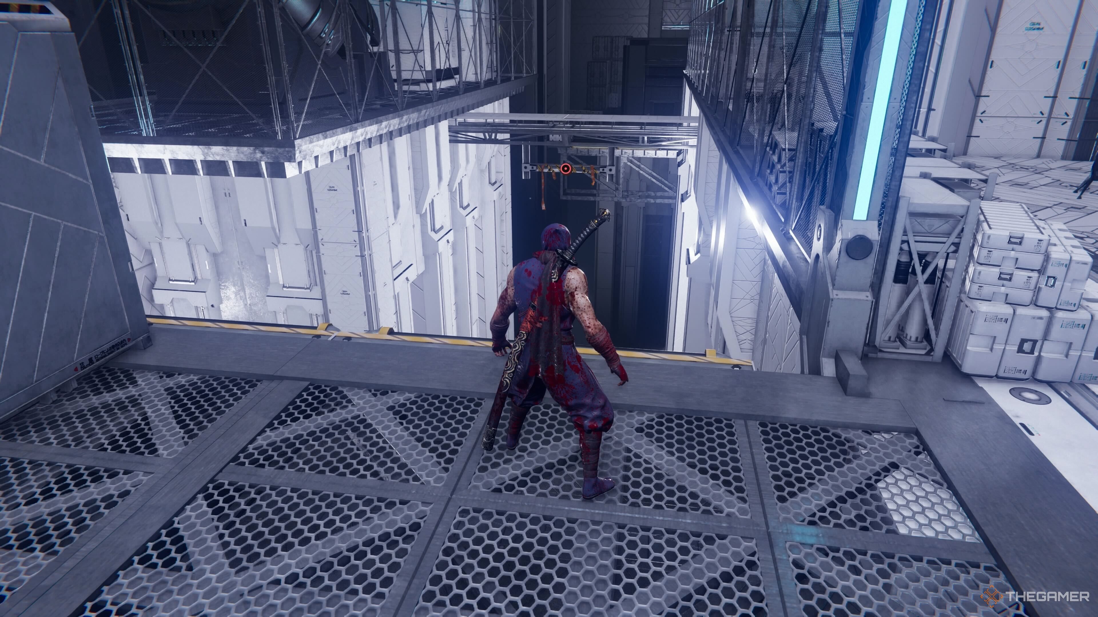 The hook that leads to Chapter 13's Purgatory in Ninja Gaiden 4.