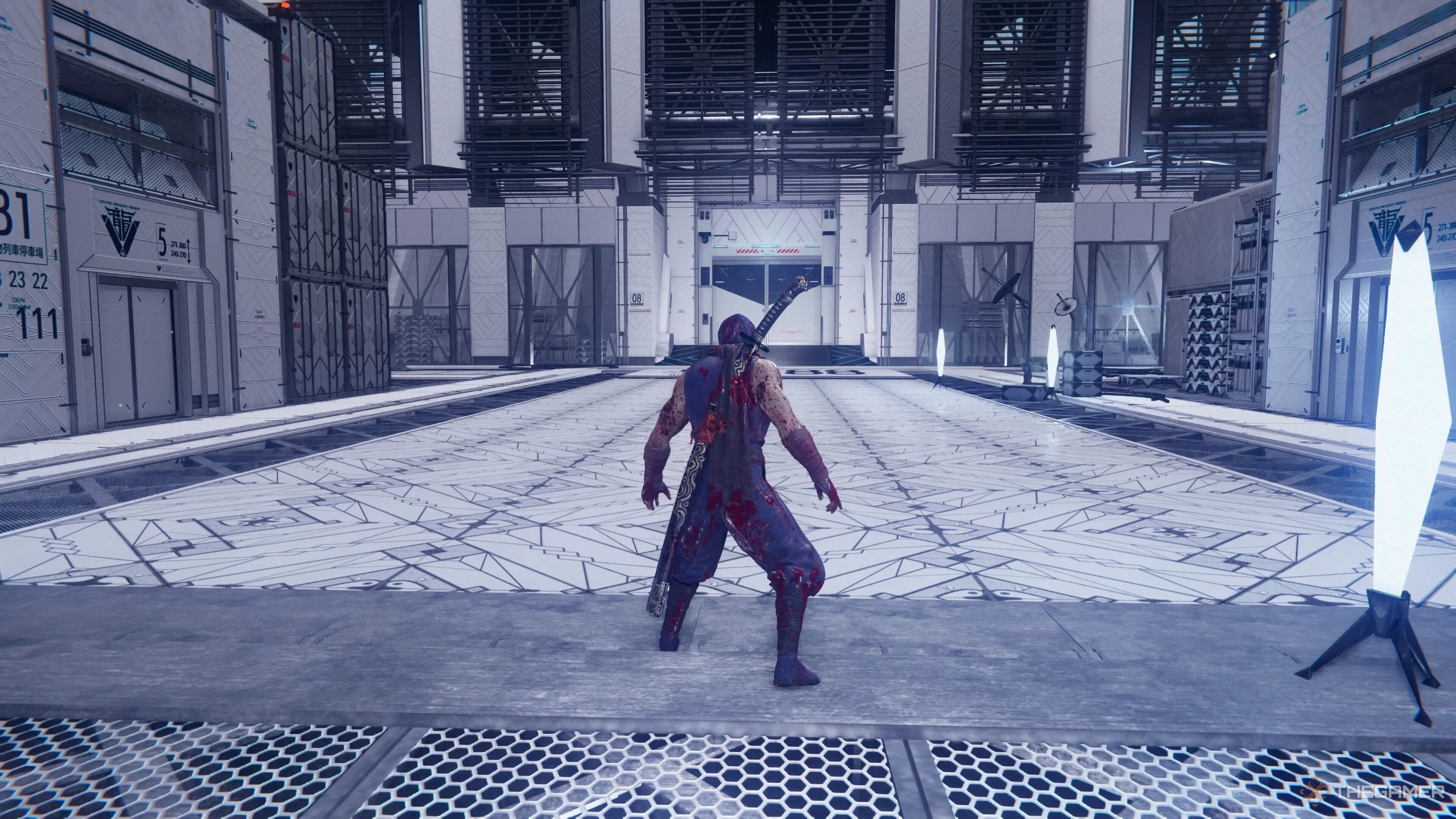 The start of the path to Chapter 13's Purgatory in Ninja Gaiden 4.