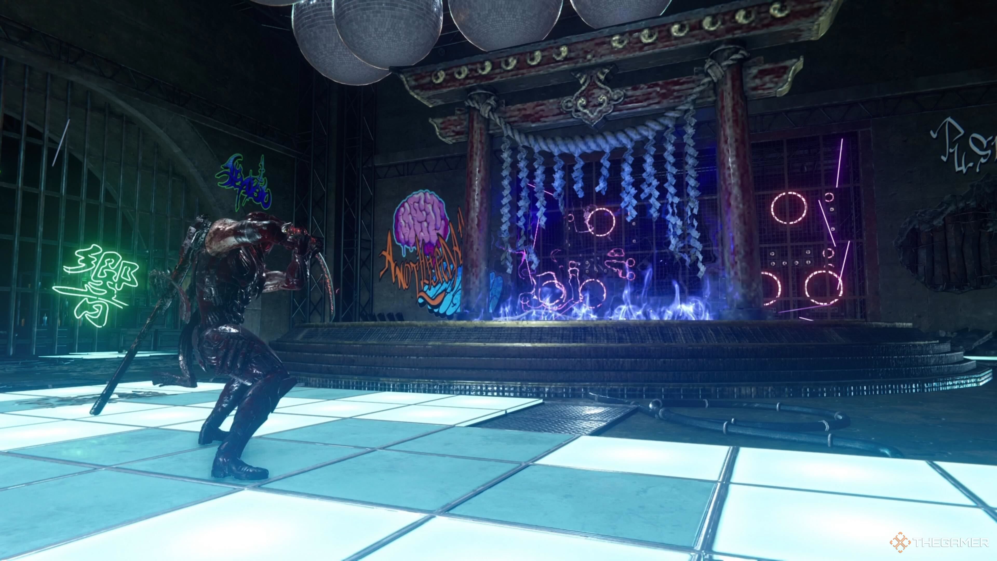 The Chapter 15 Purgatory gate in Ninja Gaiden 4.