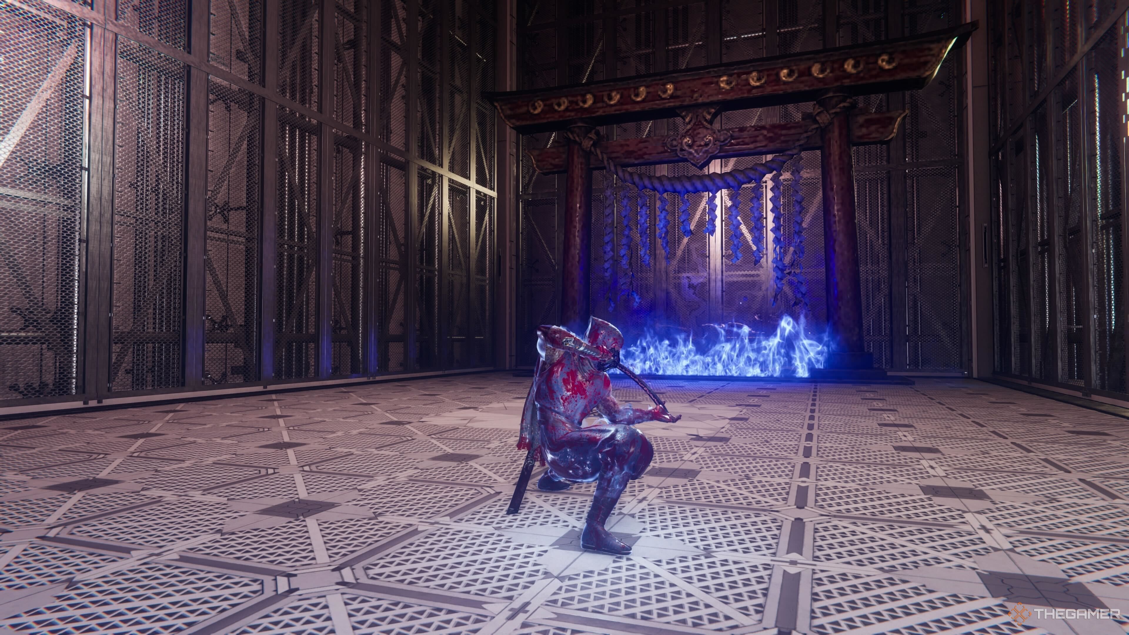 Ninja Gaiden 4's Chapter 18 Purgatory gate.