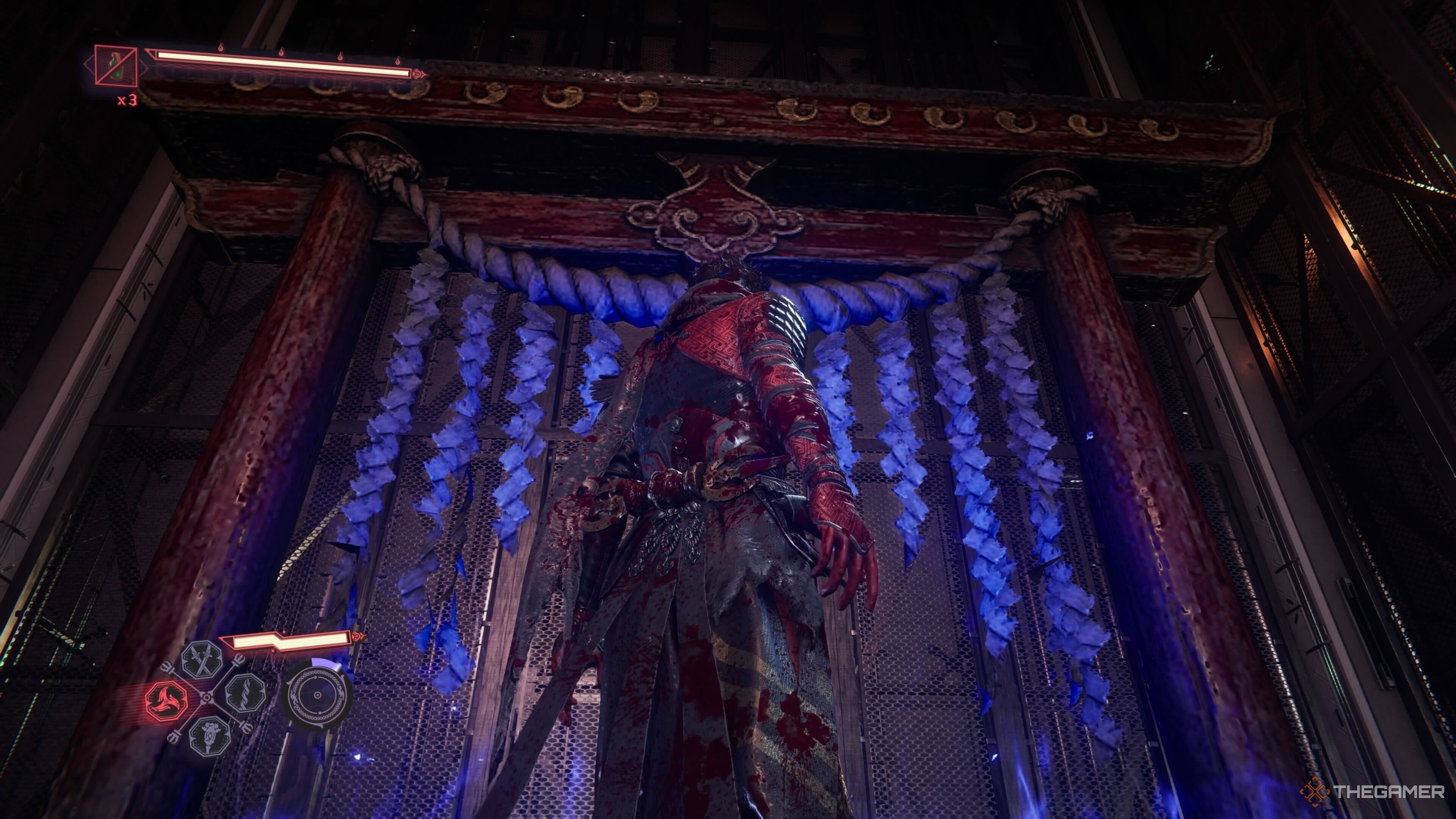 Chapter 19's Purgatory gate in Ninja Gaiden 4.