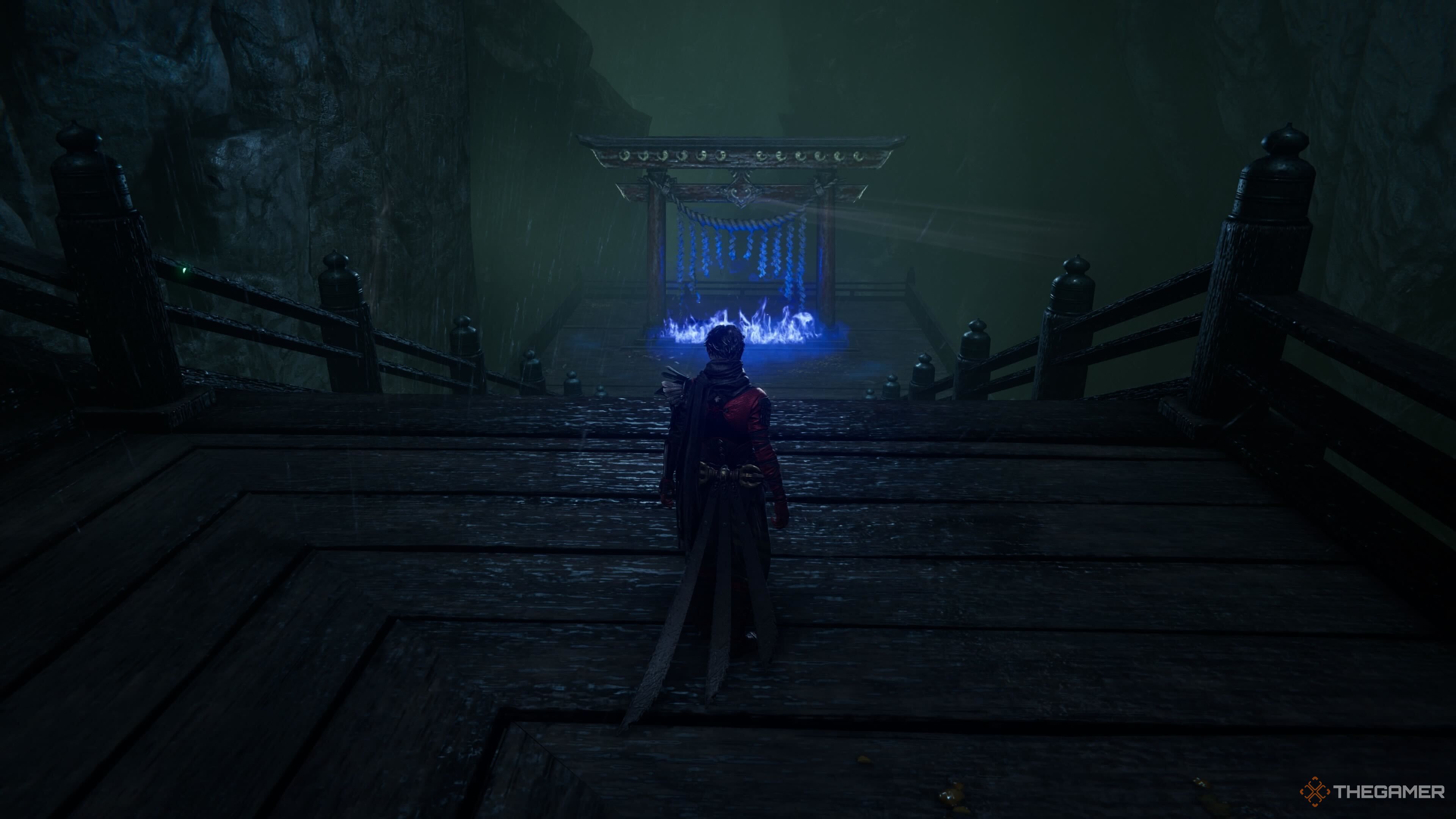 The Purgatory gate in Chapter 7 of Ninja Gaiden 4.