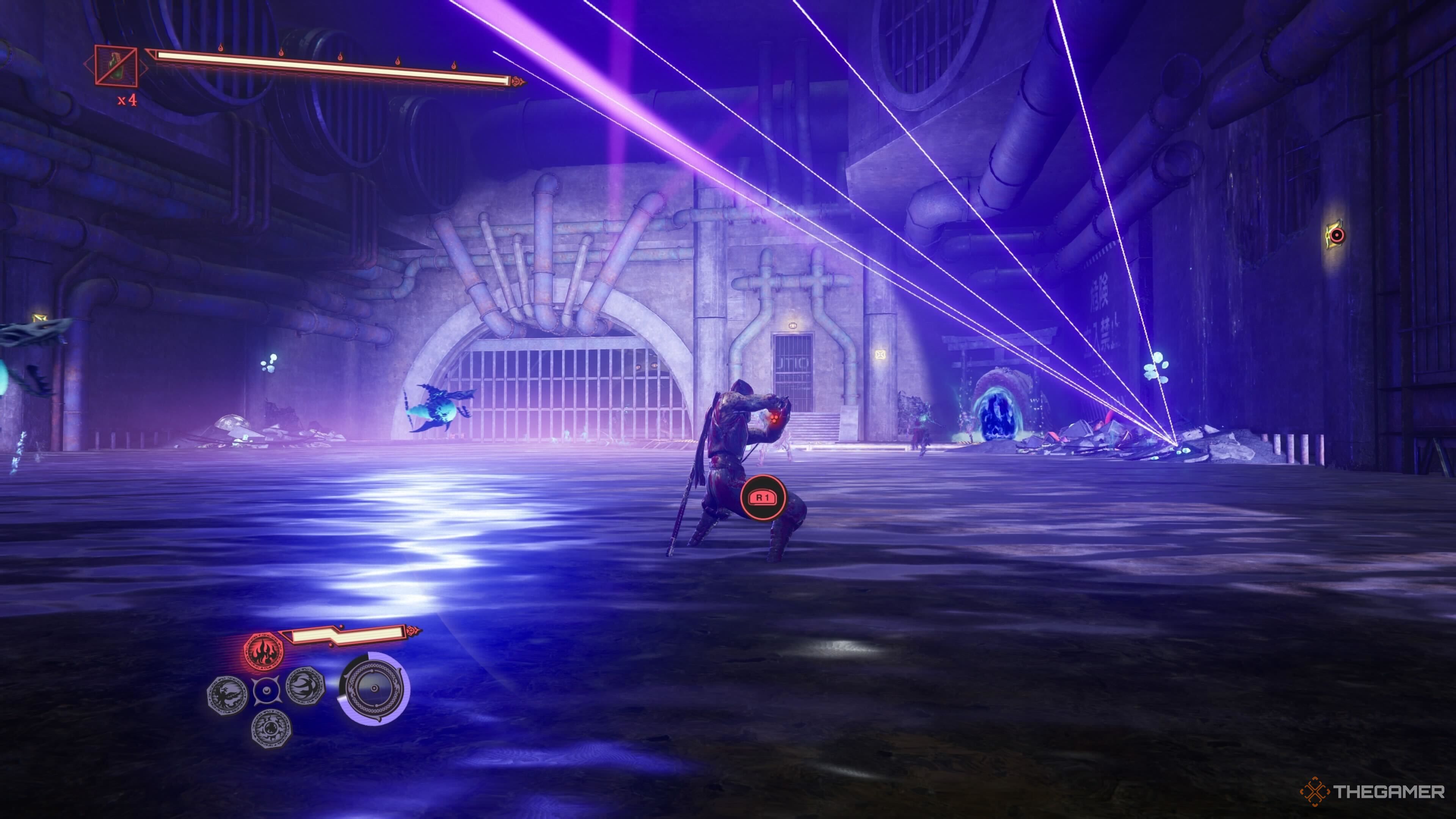 The path to Ninja Gaiden 4's Chapter 8 Purgatory gate.