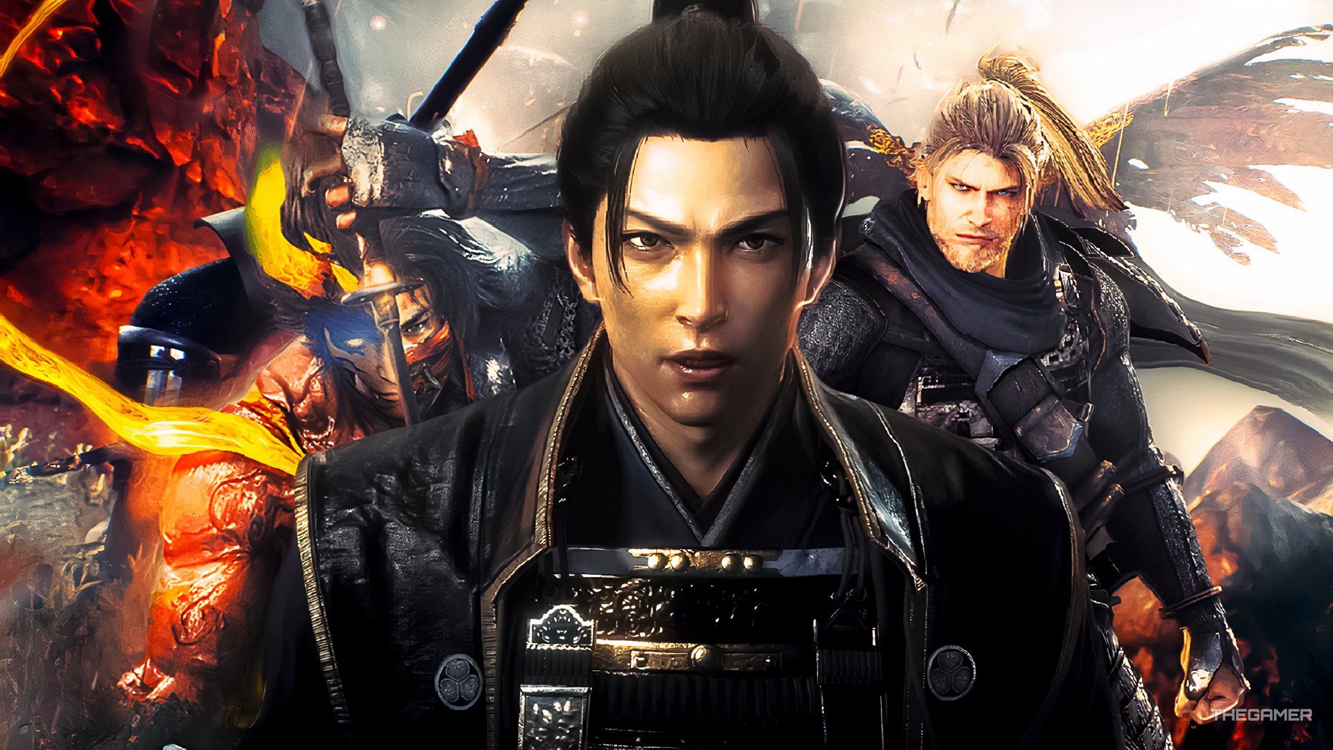 Nioh 1-3 protagonists together.