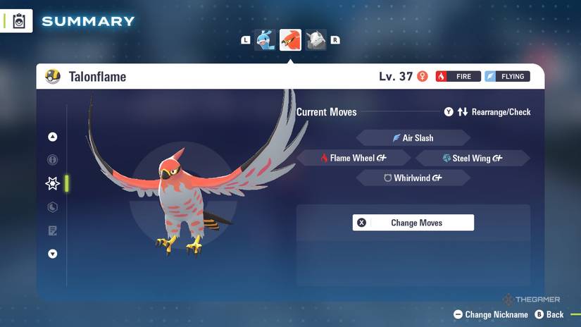 Talonflame Moveset Pokemon Talonflame Weakness