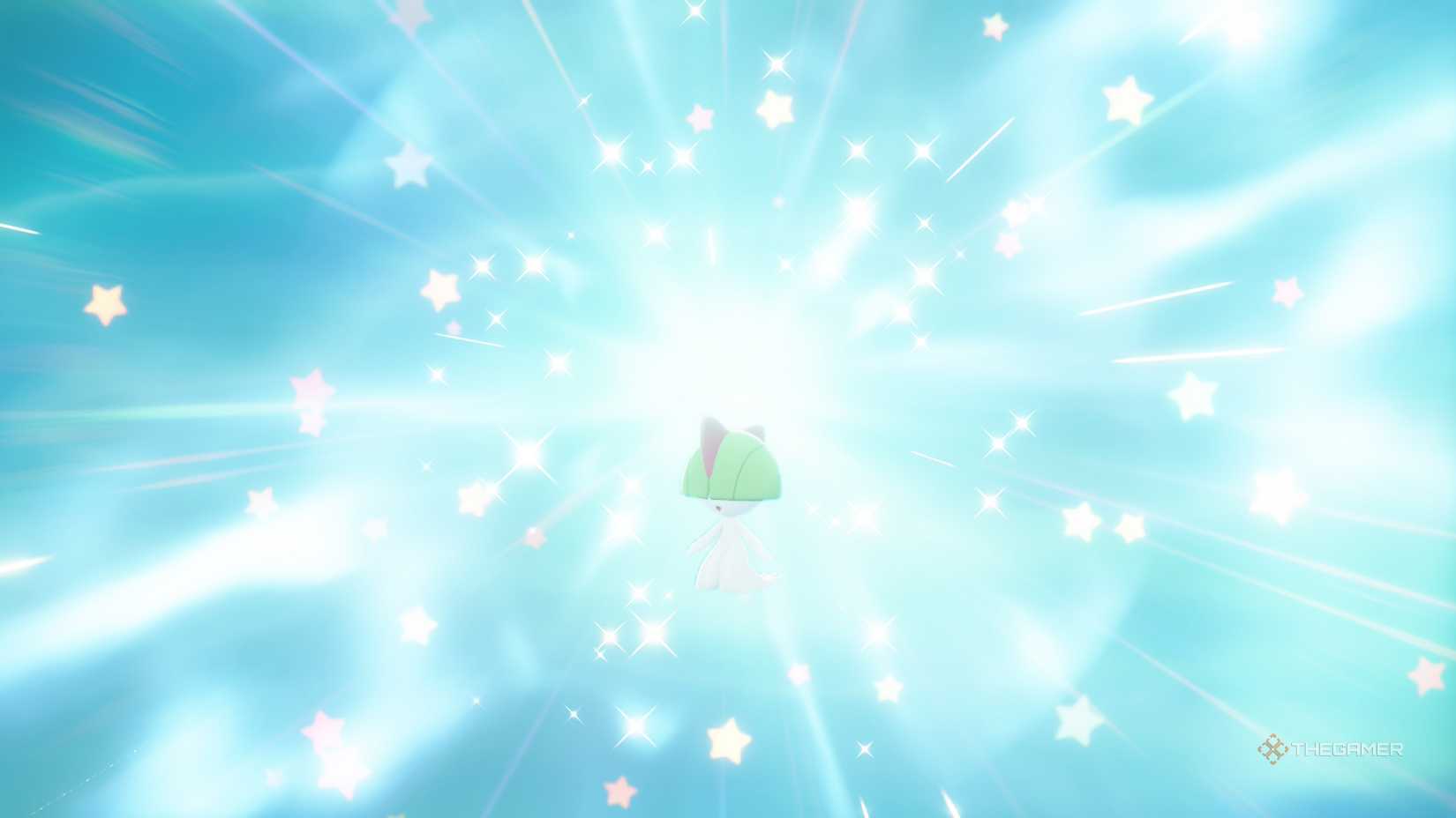 Receiving Ralts via Mystery Gift in Pokemon Legends Z-A.