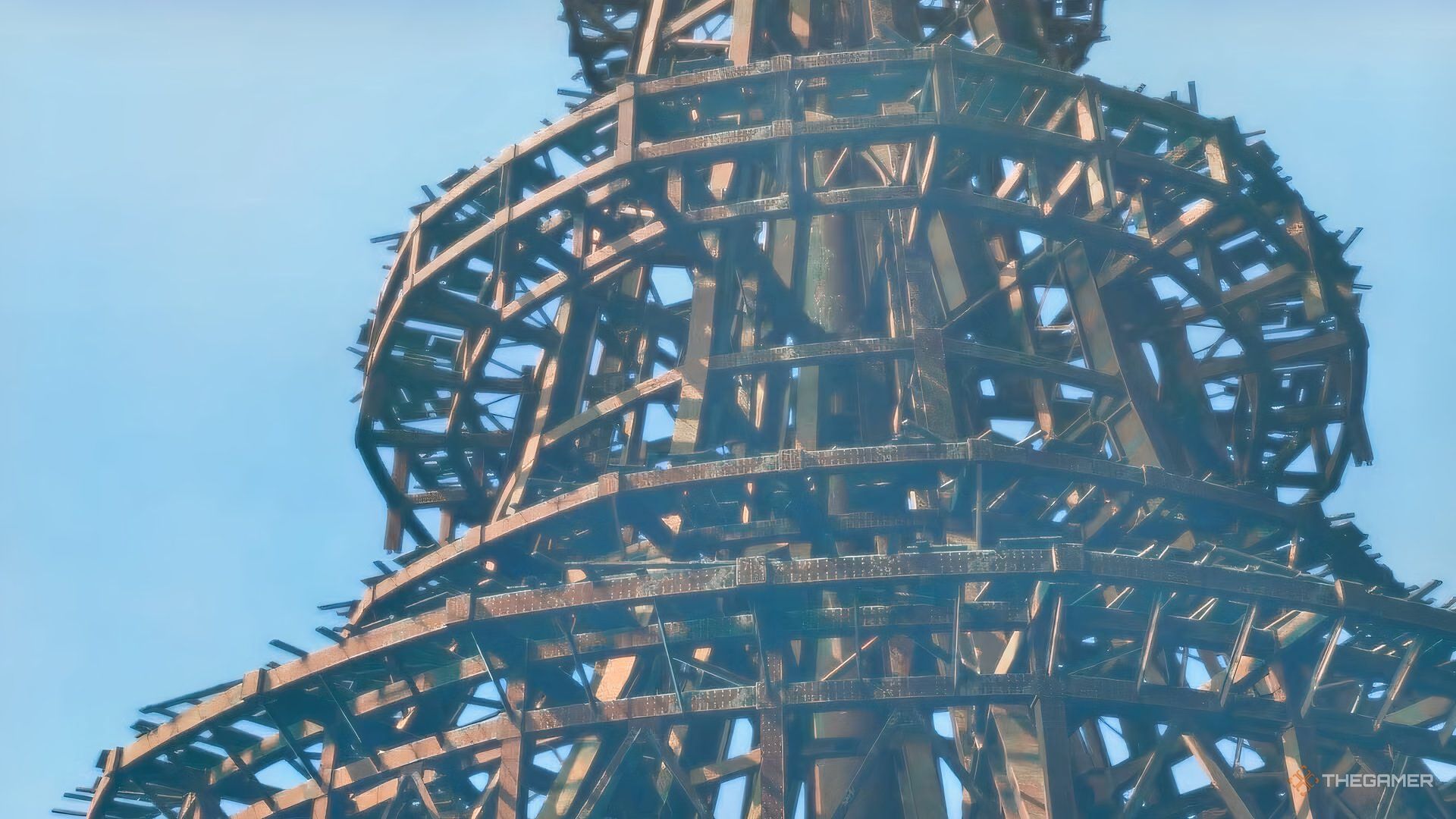 The central tower in Digimon Story Time Stranger.