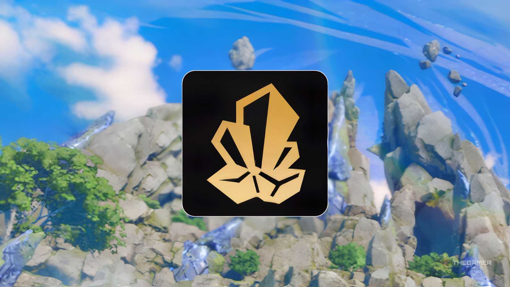 The logo for the Gemology life skill in Blue Protocol Star Resonance in front of an image from the game.