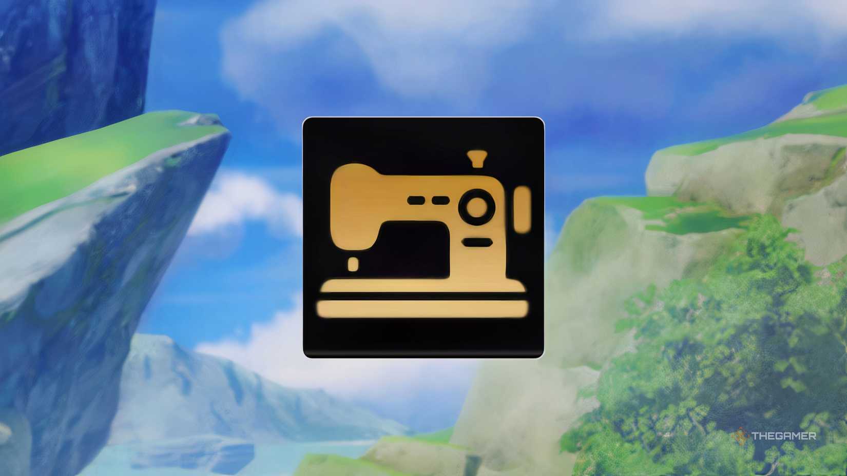 The logo for the life skill Weaving in Blue Protocol Star Resonance in front of an image from the game.