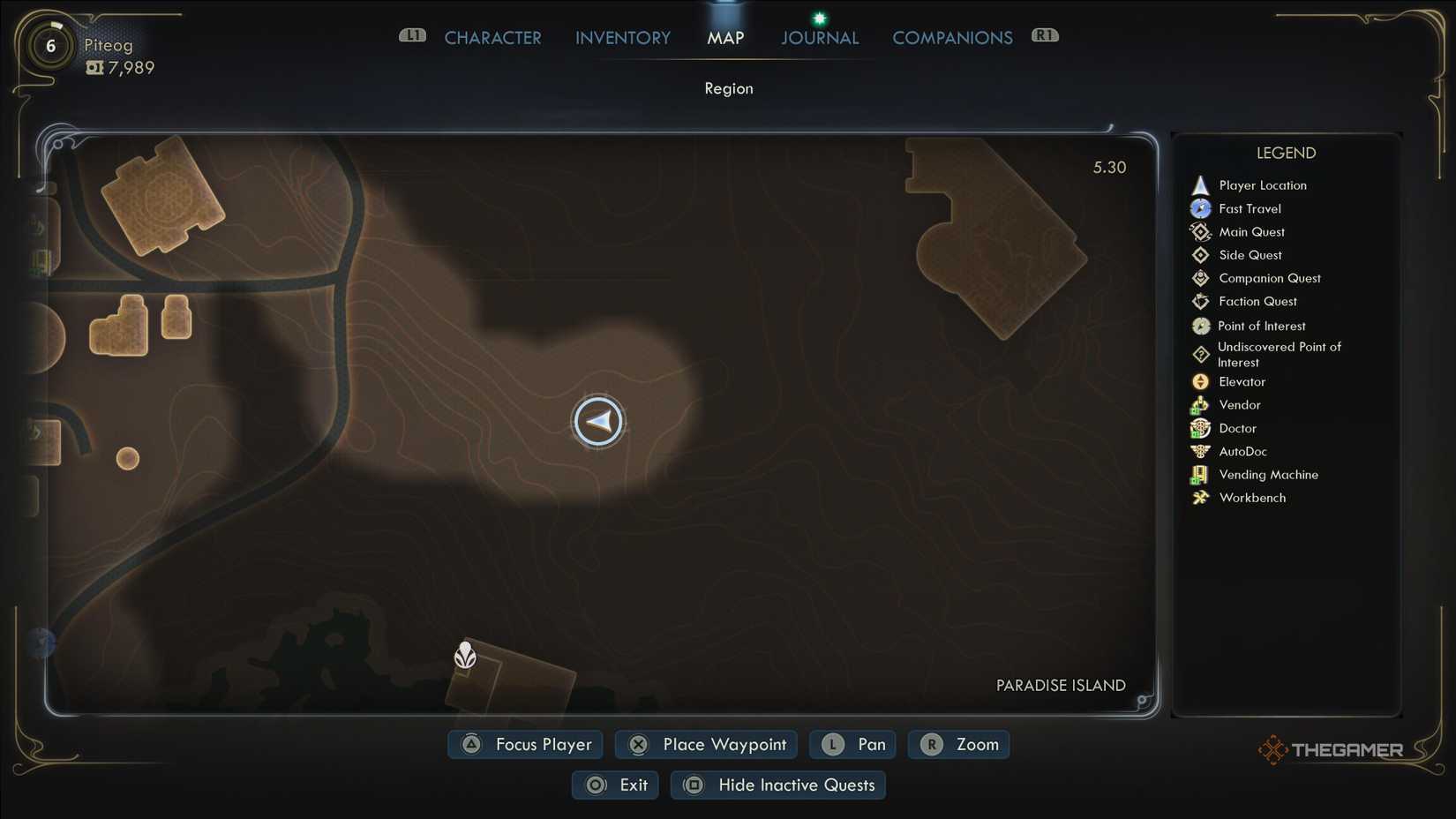 Bets Szmuch's location in The Outer Worlds 2.