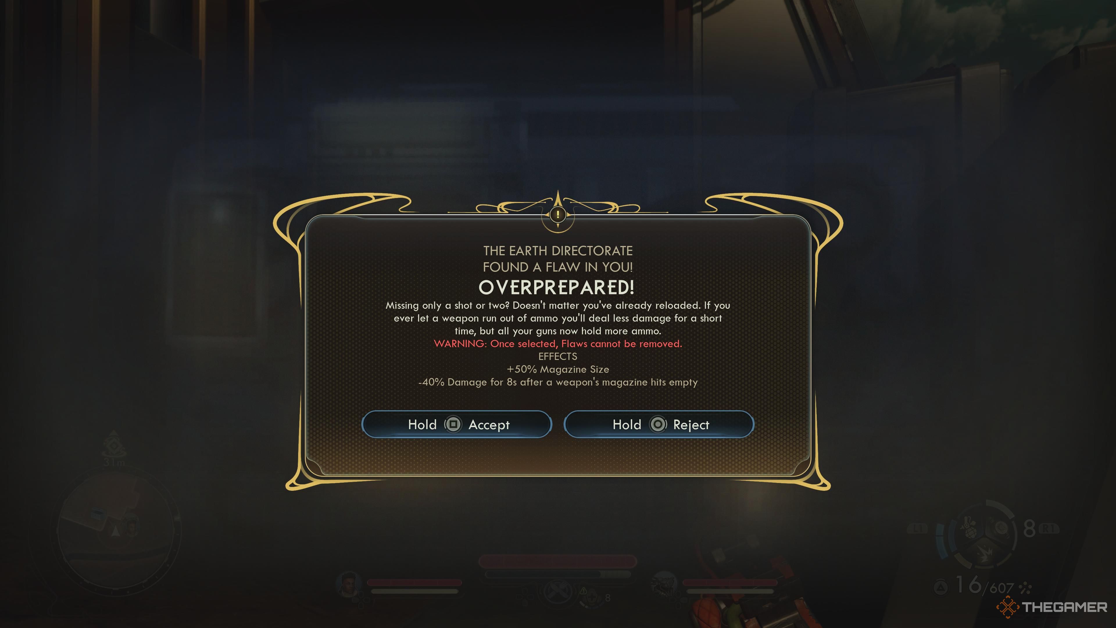 The overprepared flaw in the outer worlds 2.