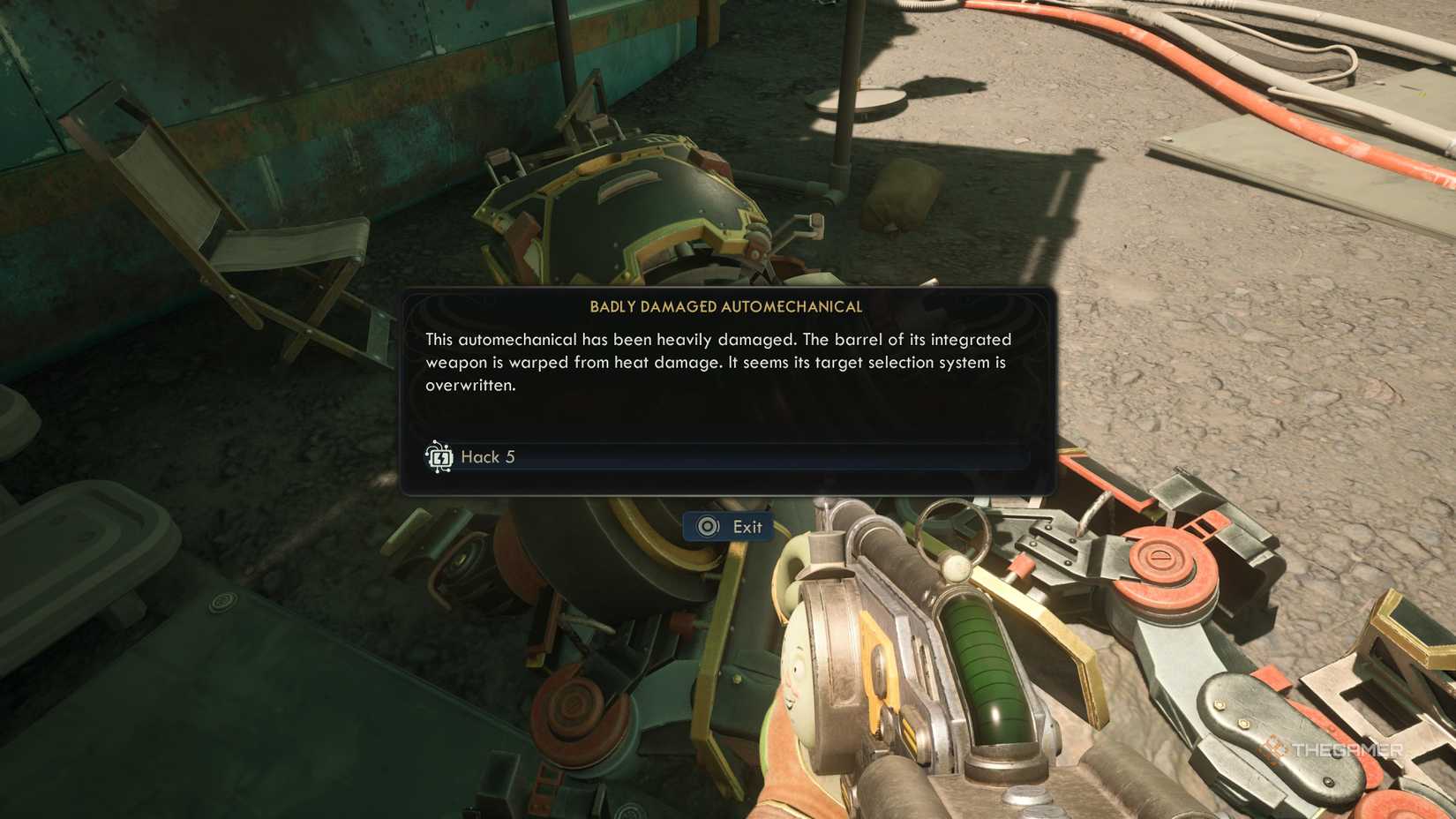 هو برای استخدام تریستان در دنیای بیرونی 2 4 ماشین مکانیکی به شدت آسیب دیده در دنیای بیرونی 2.