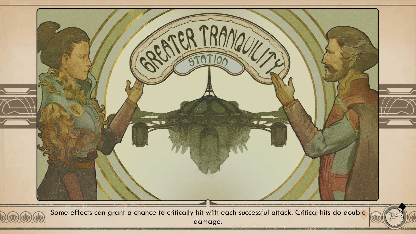 A loading screen artwork showing the peace talks in The Outer Worlds 2.