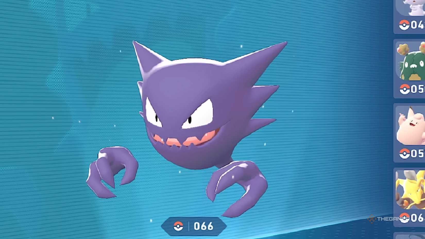 The Pokedex showing Haunter in Pokemon Legends: Z-A.